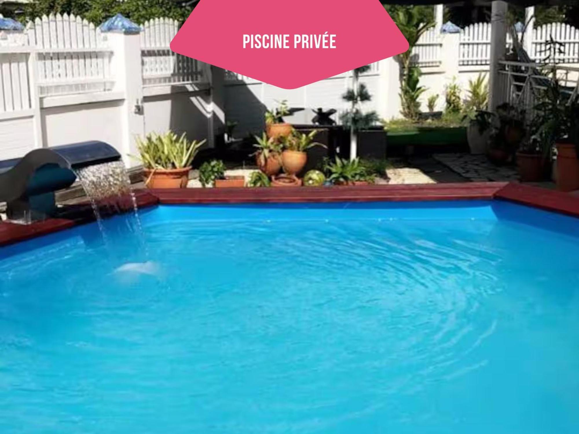 Le Sable Bleu - Evasion Tropicale A Sainte-Anne - Plage 5Min - Piscine - Parking - Logement Climatise - Vue Sur Les Palmiers - Parfait Pour Sejours En Famille Ou Entre Amis Eksteriør bilde